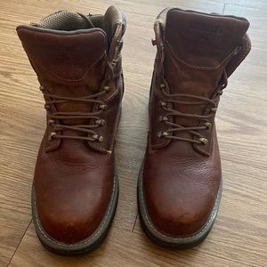 Size 10.5 - 6” Wolverine Raider Steel Toe Boots